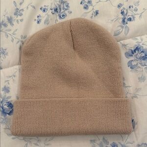 Tan Knit Beanie unisex